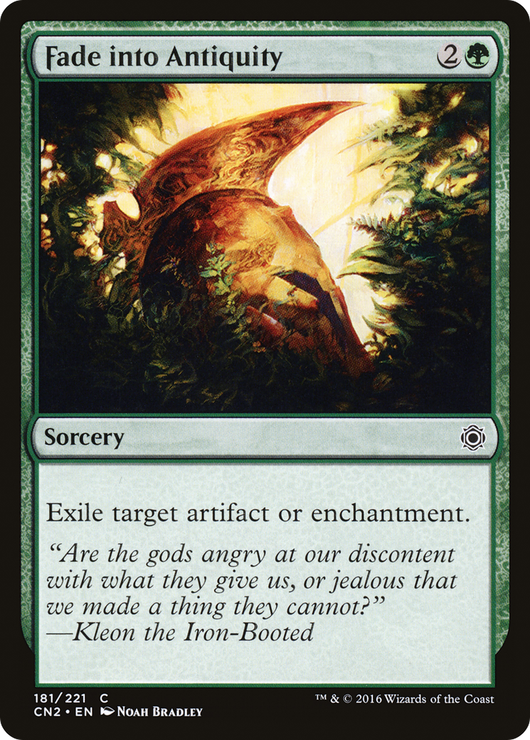 Fade into Antiquity (CN2-181)  Foil - Conspiracy: Take the Crown
