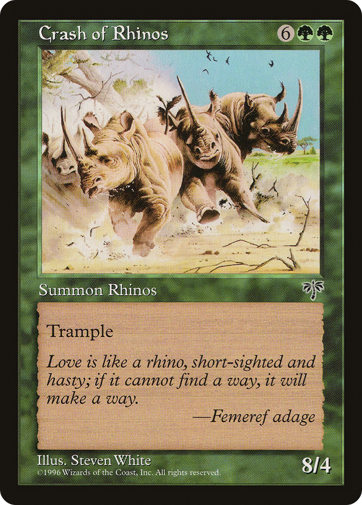 Crash of Rhinos (MIR-) - Mirage