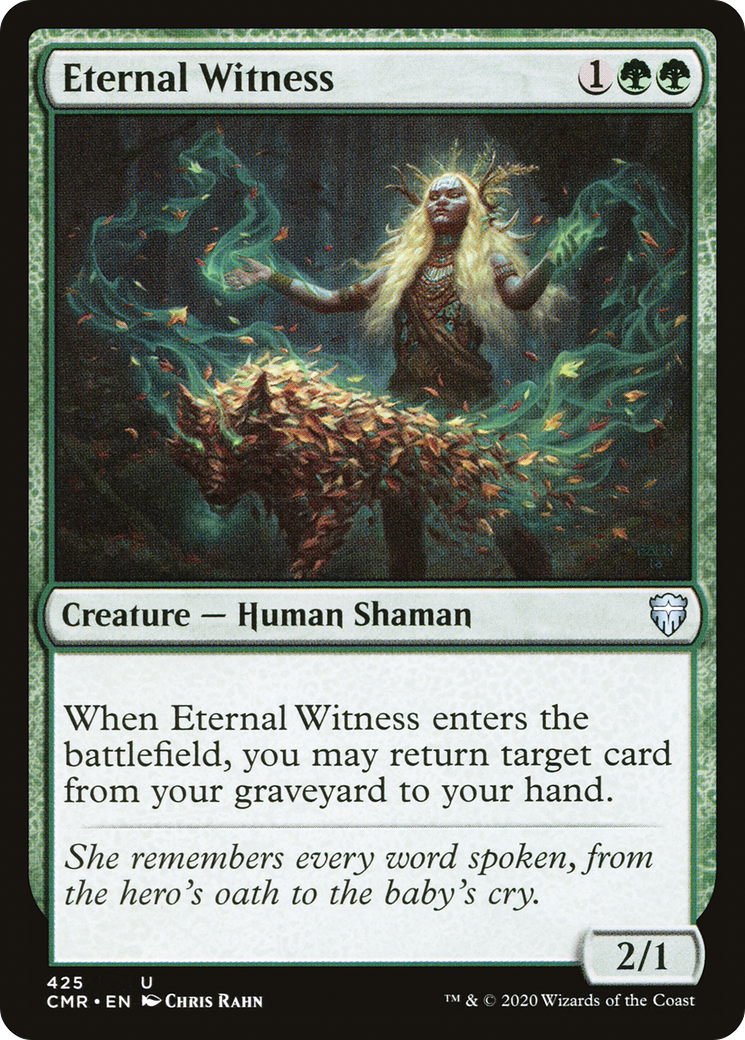 Eternal Witness (CMR-425)  - Commander Legends