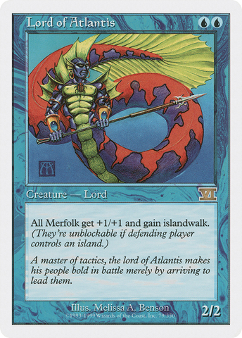 Lord of Atlantis (6ED-079)  - Classic Sixth Edition