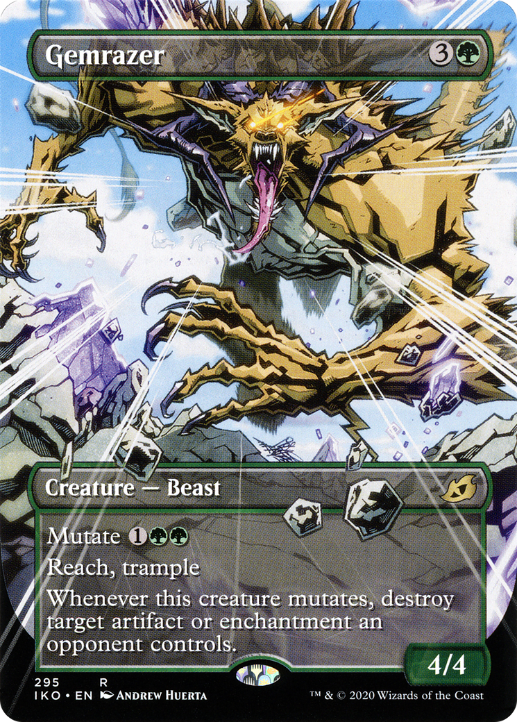 Gemrazer (Showcase) (IKO-295)  - Ikoria: Lair of Behemoths: (Showcase) (Borderless)