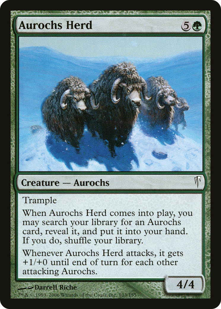 Aurochs Herd (CSP-103)  Foil - Coldsnap