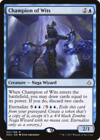 Champion of Wits (HOU-031)  Foil - Hour of Devastation
