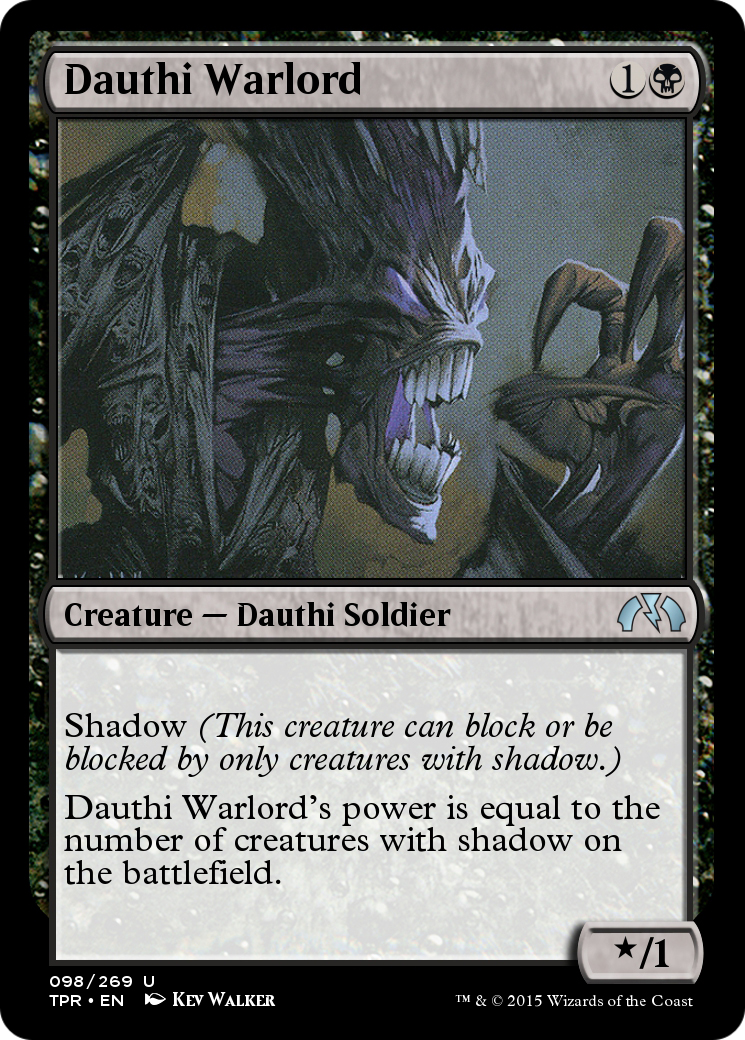 Dauthi Warlord (TPR-098)  Foil - Tempest Remastered