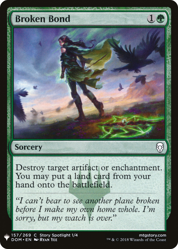 Broken Bond (LIST-DOM-157)  - The List