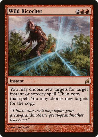 Wild Ricochet (LRW-196)  Foil - Lorwyn