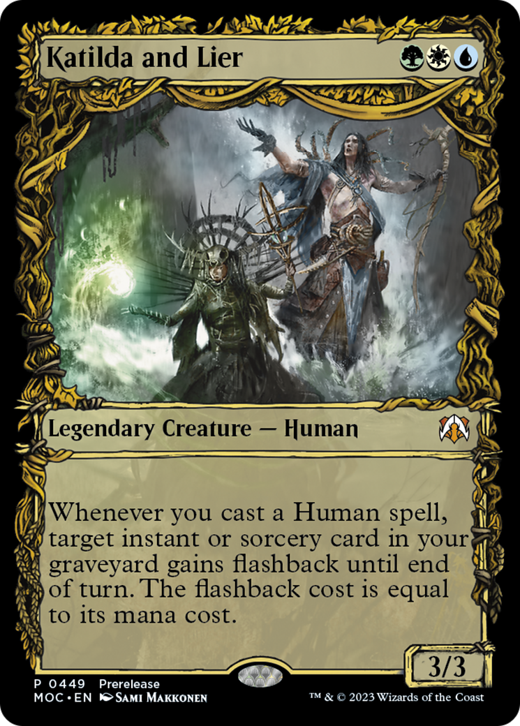 Katilda and Lier (Showcase) (PRE-449)  - March of the Machine Commander: (Showcase)