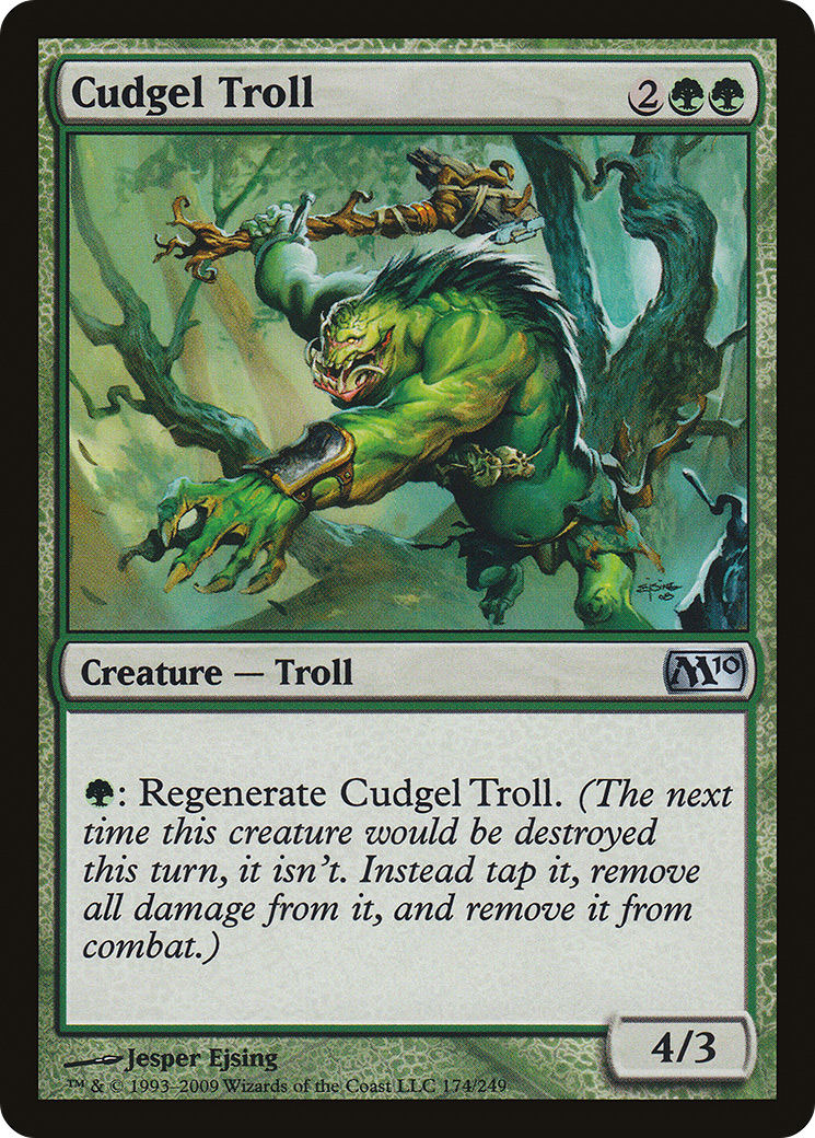 Cudgel Troll (M10-174)  Foil - Magic 2010