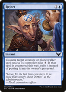 Reject (STX-050)  - Strixhaven: School of Mages