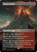 Mount Doom (Borderless) (Surge Foil) (LTR-754)  Foil - The Lord of the Rings: Tales of Middle-earth