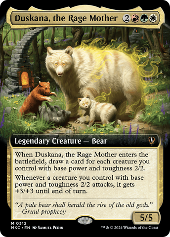 Duskana, the Rage Mother (Extended Art) (MKC-312)  Foil - Murders at Karlov Manor Commander: (Extended Art)