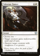 Valorous Stance (LIST-CMR-390)  - The List
