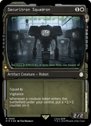 Securitron Squadron (Showcase) (Surge Foil) (PIP-856) - Fallout: (Showcase) Foil