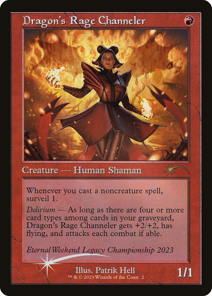 Dragon's Rage Channeler (Retro Frame) (MFP-002) - Eternal Weekend Foil