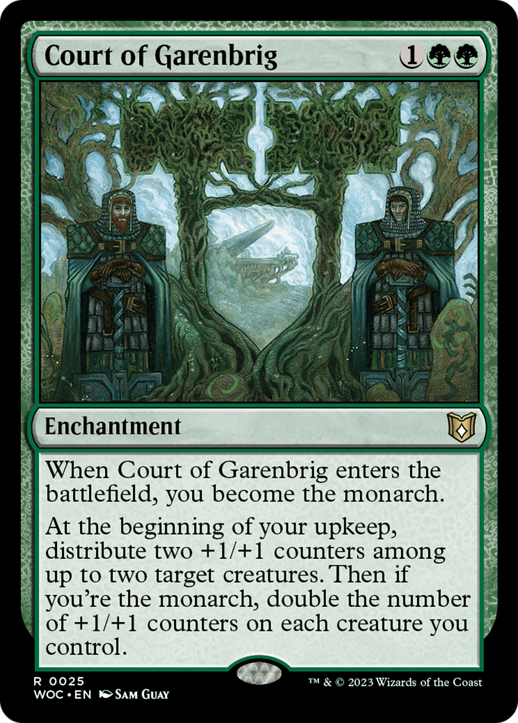 Court of Garenbrig (WOC-025)  Foil - Wilds of Eldraine Commander
