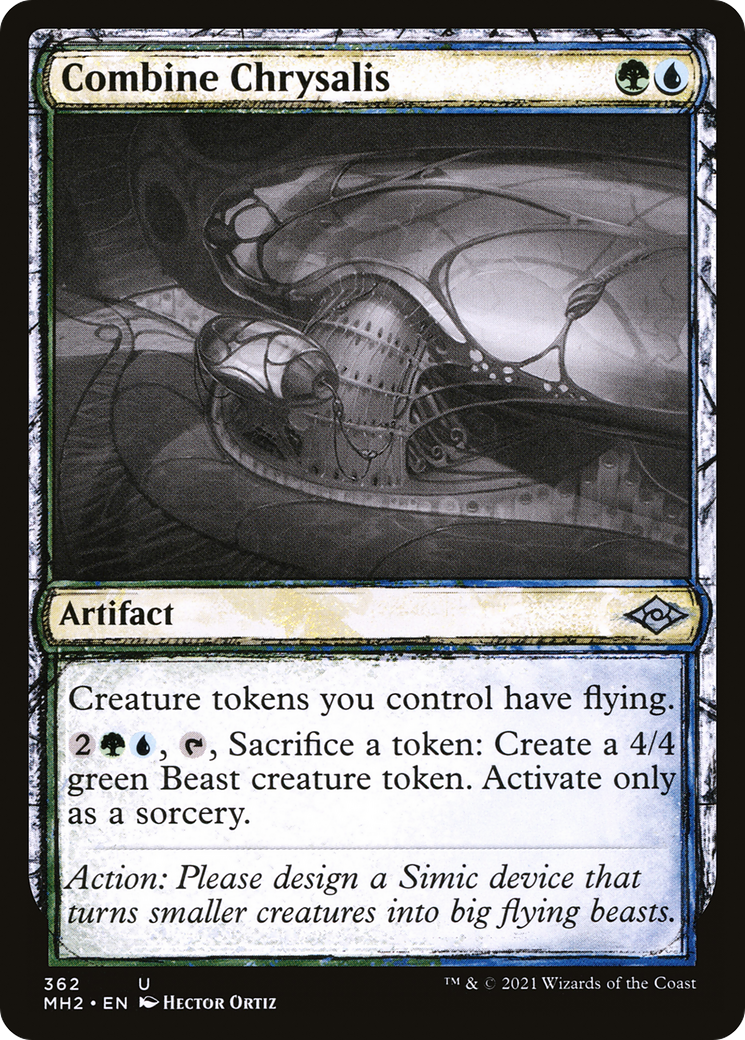 Combine Chrysalis (Showcase) (MH2-362)  Foil - Modern Horizons 2: (Showcase)