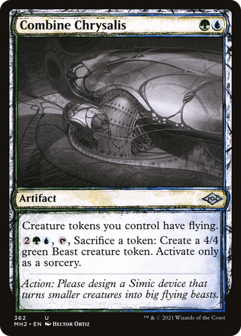 Combine Chrysalis (Showcase) (MH2-362)  Foil - Modern Horizons 2: (Showcase)