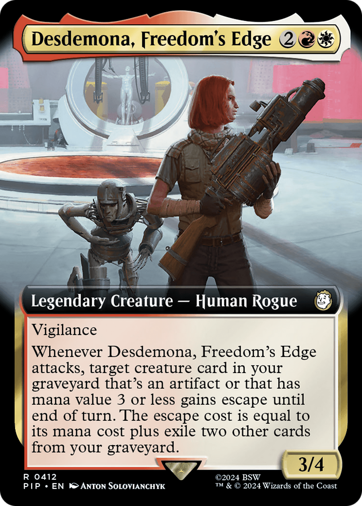 Desdemona, Freedom's Edge (Extended Art) (PIP-412) - Fallout: (Extended Art)