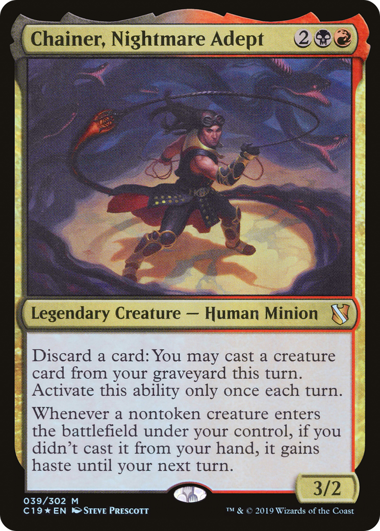Chainer, Nightmare Adept (C19-039)  Foil - Commander 2019