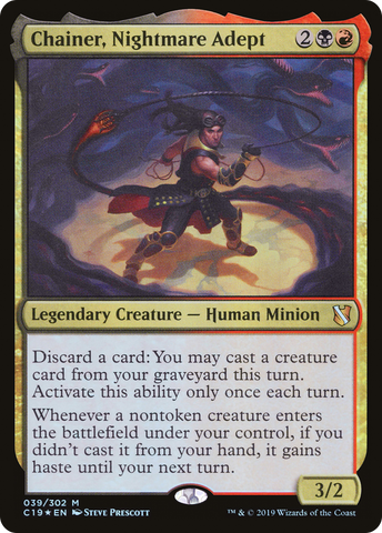 Chainer, Nightmare Adept (C19-039)  Foil - Commander 2019