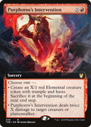 Purphoros's Intervention (Extended Art) (THB-320)  Foil - Theros Beyond Death: (Extended Art)