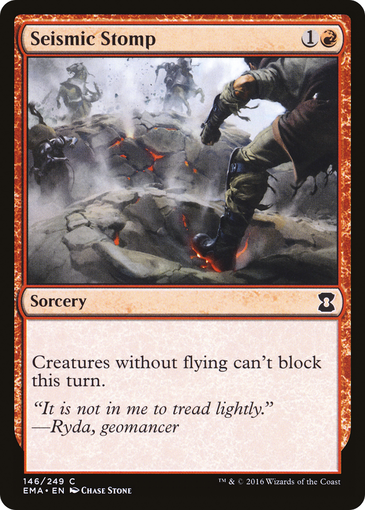 Seismic Stomp (EMA-146)  Foil - Eternal Masters