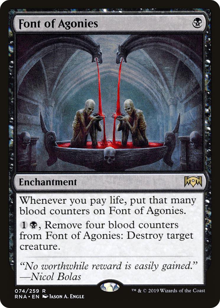 Font of Agonies (RNA-074)  Foil - Ravnica Allegiance