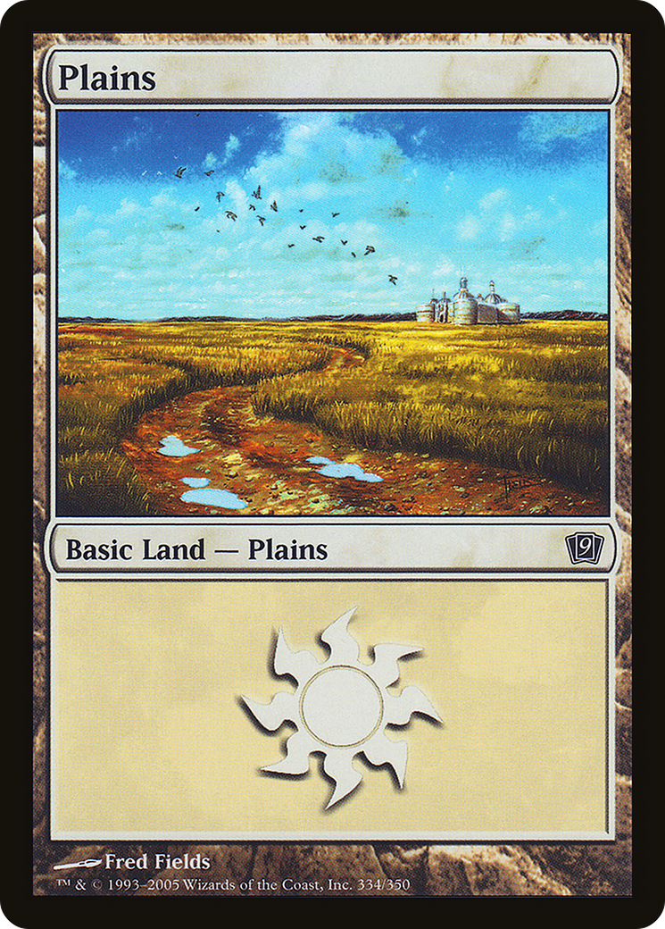 Plains (334) (9ED-334★) - Ninth Edition Foil