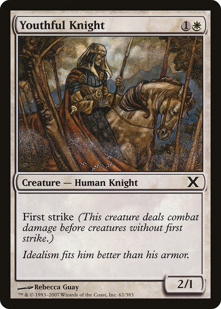 Youthful Knight (10E-062)  - Tenth Edition