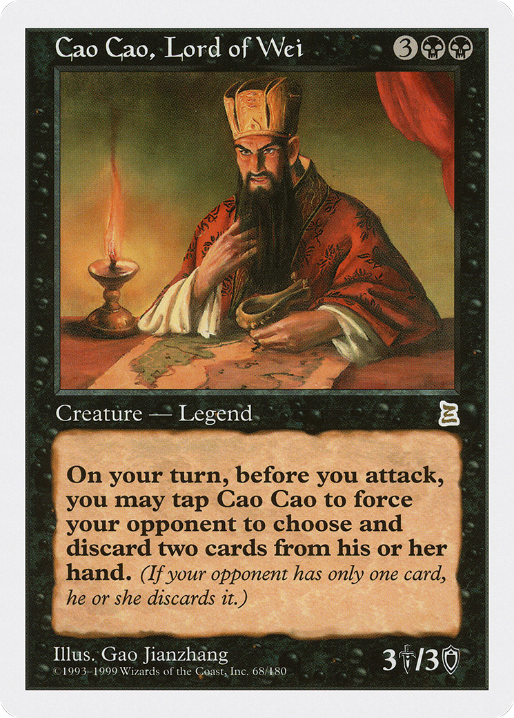 Cao Cao, Lord of Wei (PTK-068)  - Portal Three Kingdoms