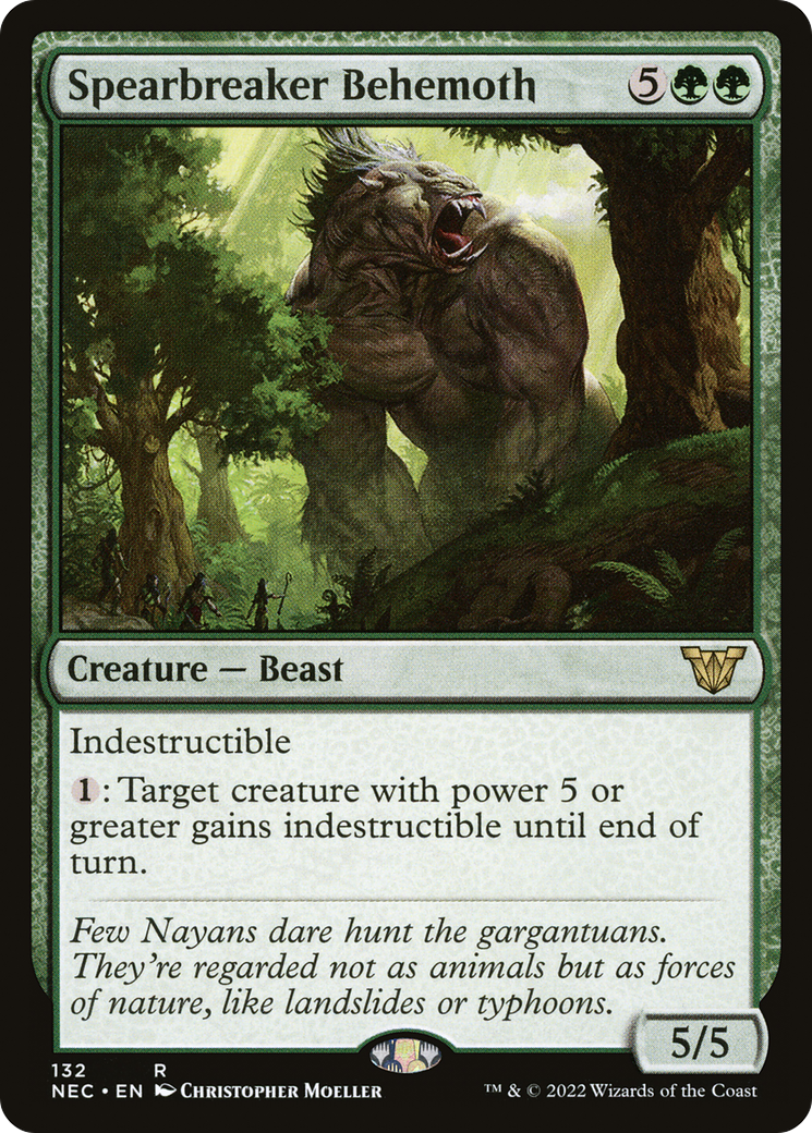 Spearbreaker Behemoth (NEC-132)  - Neon Dynasty Commander