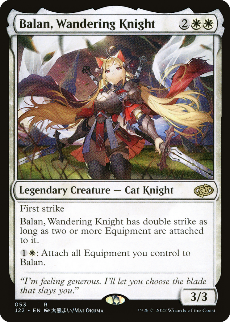Balan, Wandering Knight (J22-053)  - Jumpstart 2022