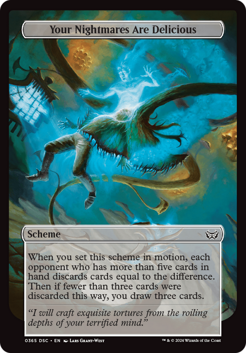 Your Nightmares Are Delicious (Full Art) (A:DSC-365)  - Duskmourn: House of Horror Commander