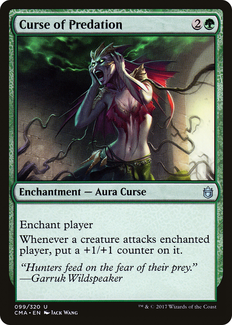 Curse of Predation (CMA-099)  - Commander Anthology