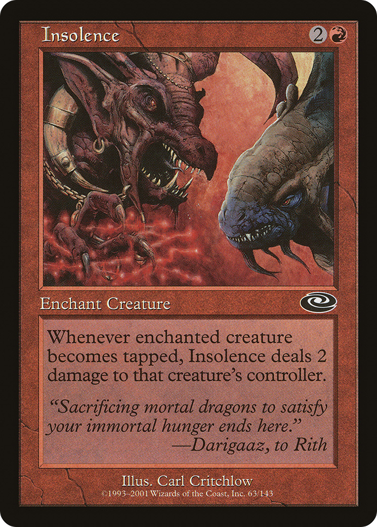 Insolence (PLS-063)  Foil - Planeshift