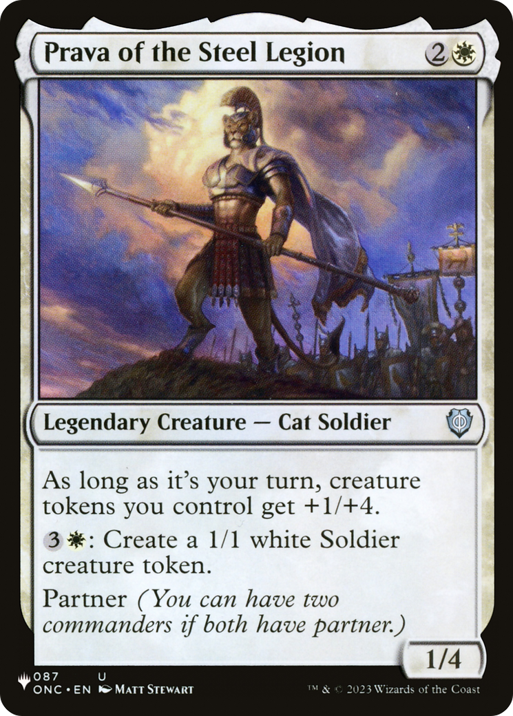 Prava of the Steel Legion (LIST-ONC-87)  - The List