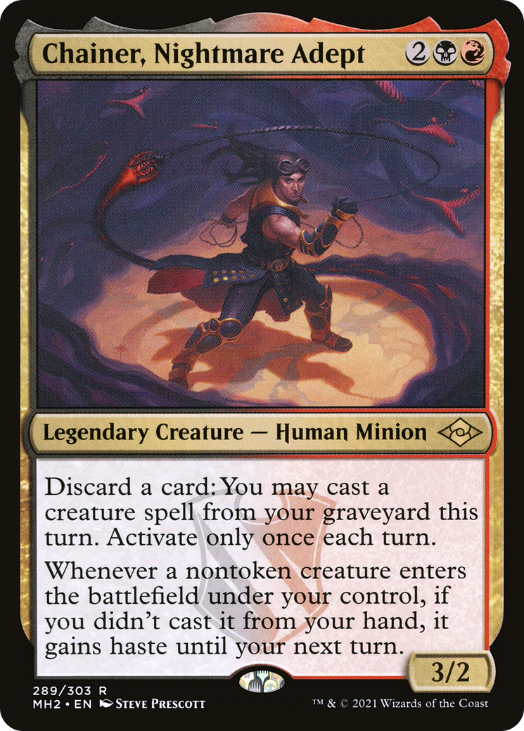 Chainer, Nightmare Adept (MH2-289)  Foil - Modern Horizons 2