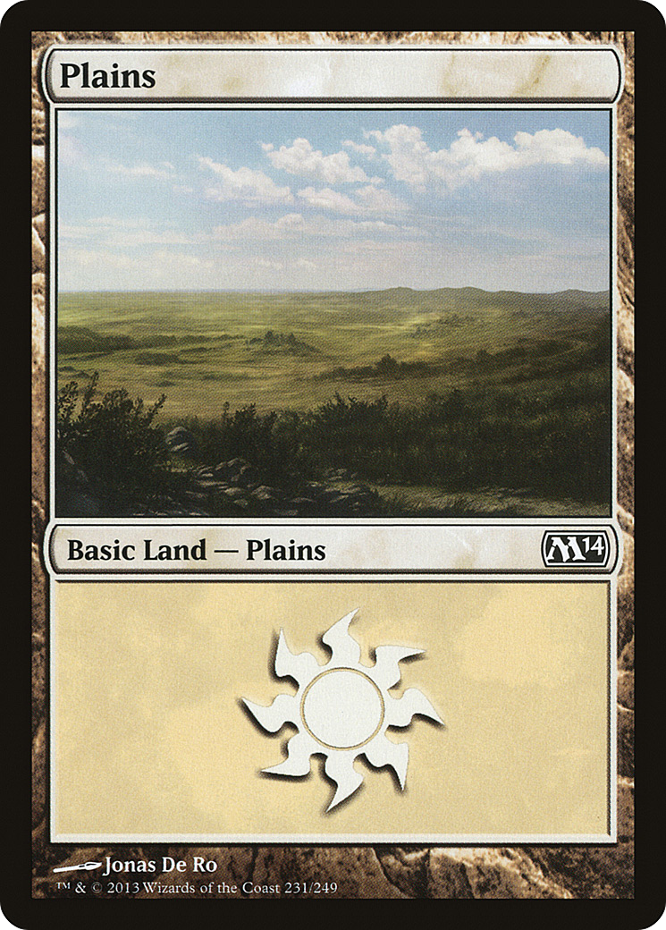 Plains (231) (M14-231)  Foil - Magic 2014