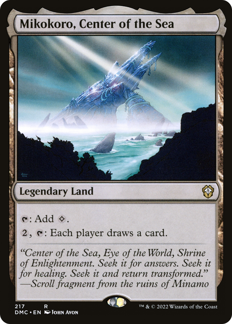 Mikokoro, Center of the Sea (DMC-217)  - Dominaria United Commander
