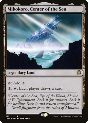 Mikokoro, Center of the Sea (DMC-217)  - Dominaria United Commander