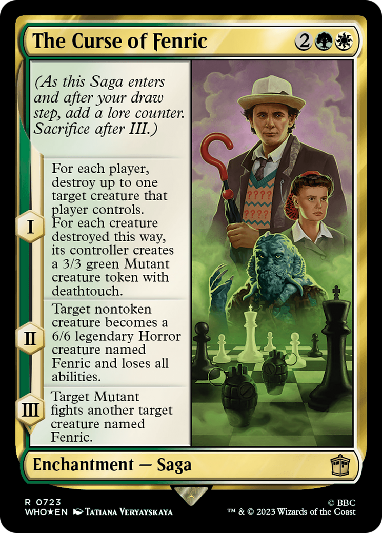 The Curse of Fenric (Surge Foil) (WHO-723)  Foil - Doctor Who