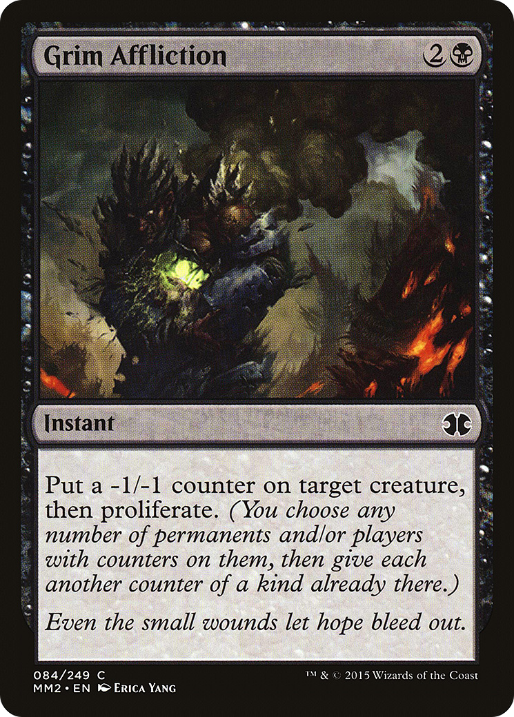 Grim Affliction (MM2-084)  Foil - Modern Masters 2015