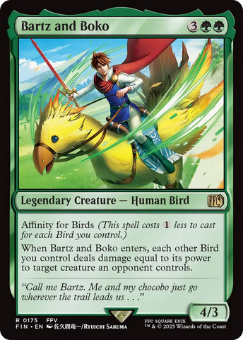 Bartz and Boko (FIN-175)  Foil - FINAL FANTASY