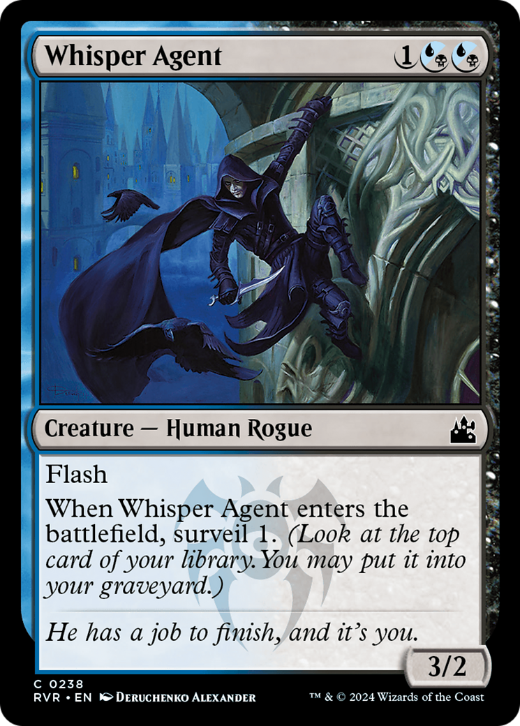 Whisper Agent (RVR-238)  Foil - Ravnica Remastered