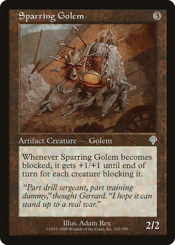 Sparring Golem (INV-312) - Invasion Foil