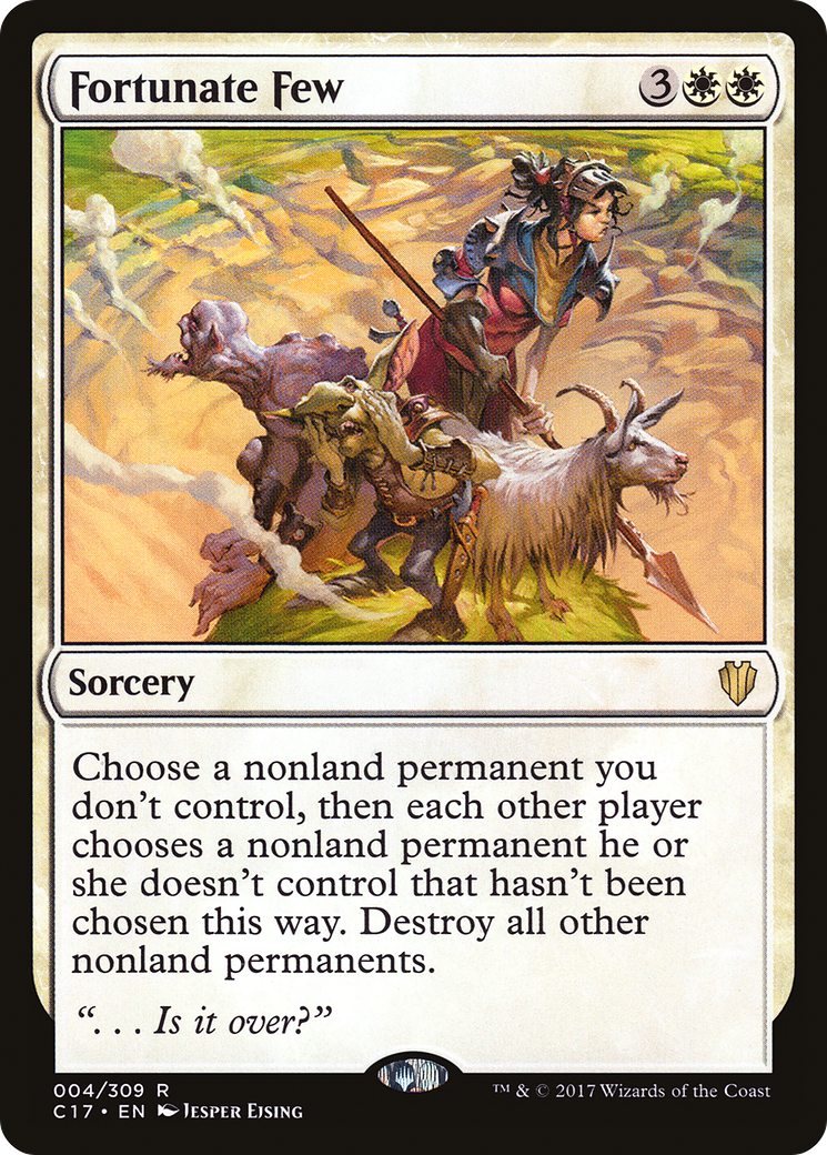 Fortunate Few (C17-004)  - Commander 2017