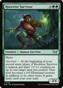 Rootwise Survivor (DSK-196)  Foil - Duskmourn: House of Horror