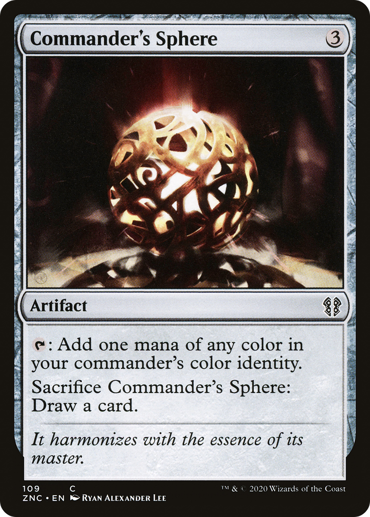 Commander's Sphere (ZNC-109)  - Zendikar Rising Commander