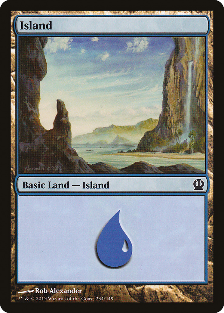 Island (234) (THS-234)  - Theros