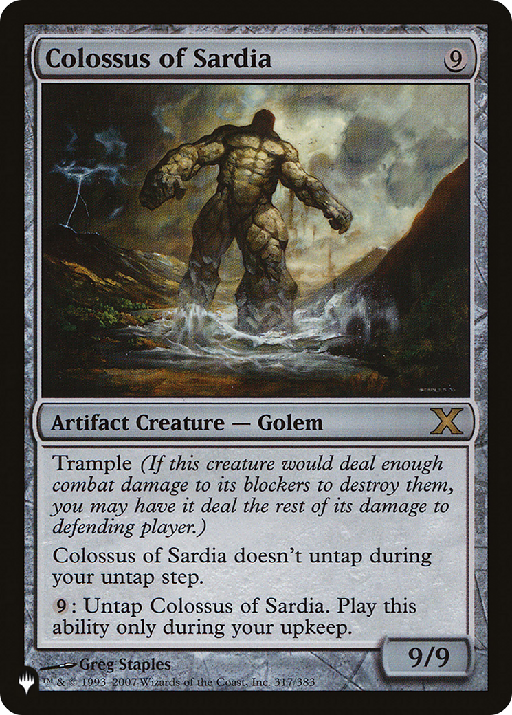 Colossus of Sardia (LIST-10E-317)  - The List